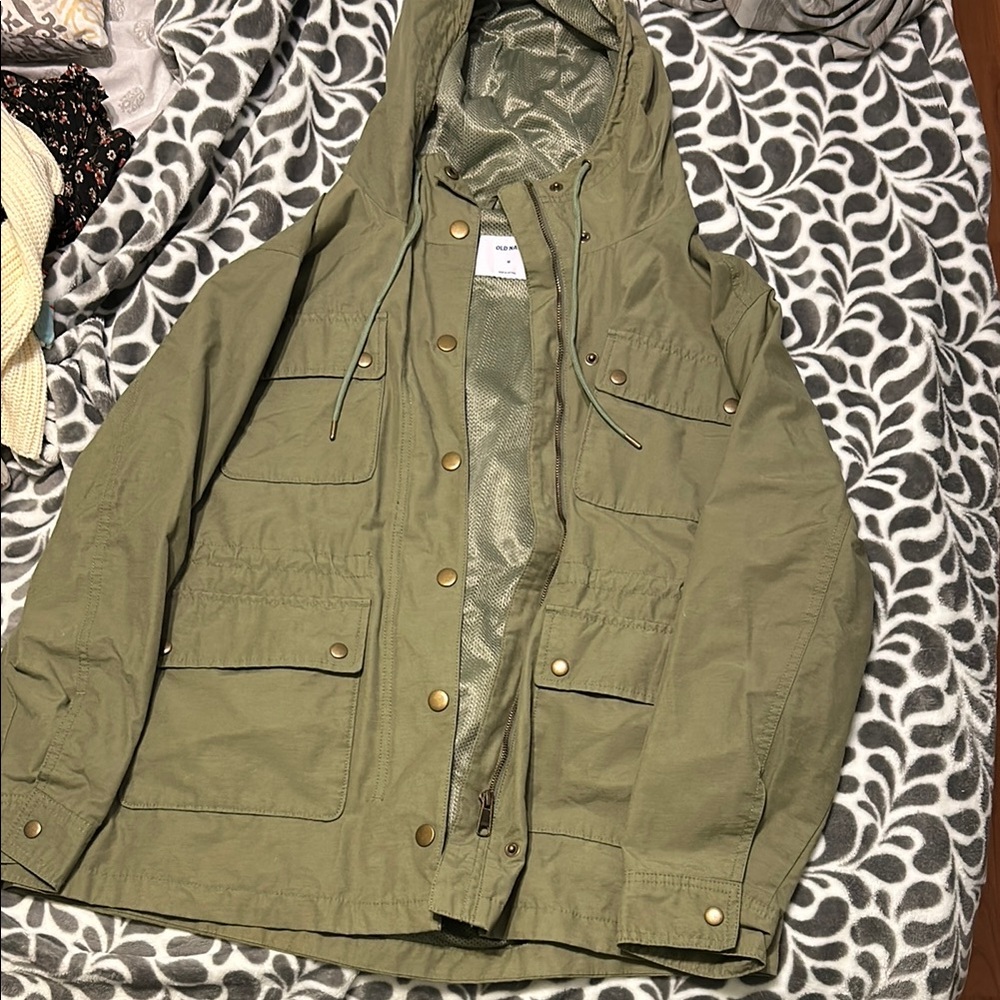 Women’s Green Hooded Jacket